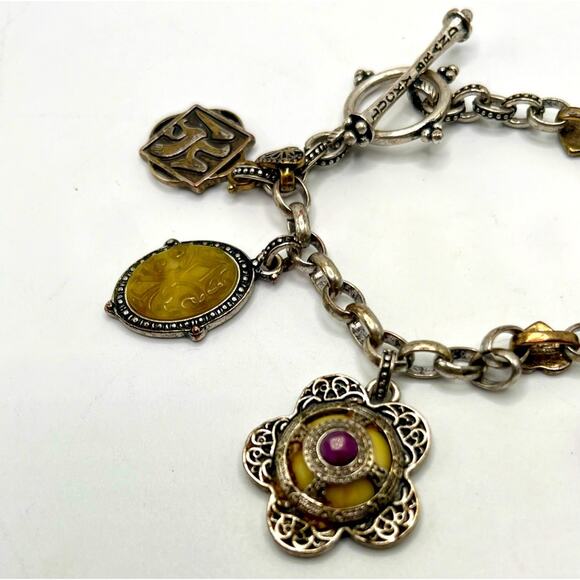 Lucky Brand toggle charm bracelet - Picture 2 of 7